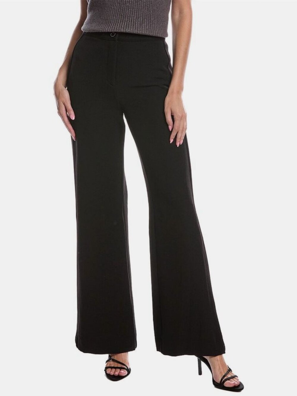 Toccin Women's Black Valentina Wide Leg Pants Size 6